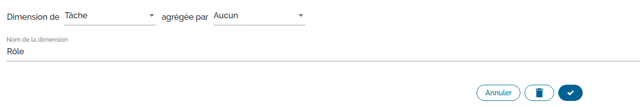 Colonne de dimension